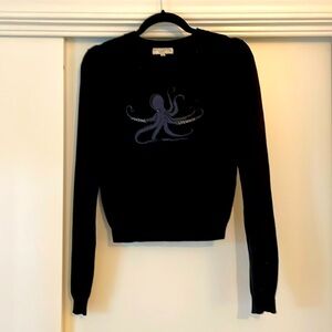 Opening Ceremony Octopus Cropped Sweater